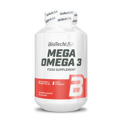 BioTech USA Mega Omega 3 90Caps