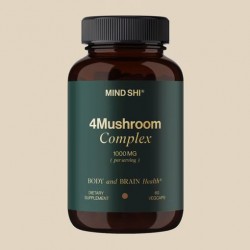 Mind Shi 4Mushroom Complex 1000 mg - 60 vegcaps Mind Shi 4Mushroom Complex 1000 mg - 60 vegcaps