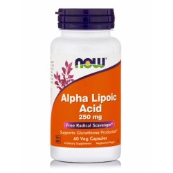 Now Foods Alpha Lipoic Acid 250mg 60 φυτικές κάψουλες Now Foods Alpha Lipoic Acid 250mg 60 φυτικές κάψουλες