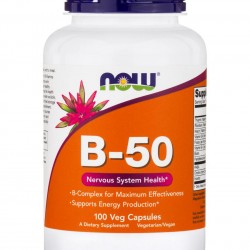 Now Foods B-50 100 φυτικές κάψουλες Now Foods B-50 100 φυτικές κάψουλες