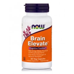 Now Foods Brain Elevate Vegeterian Συμπλήρωμα για την Μνήμη 60 φυτικές κάψουλες