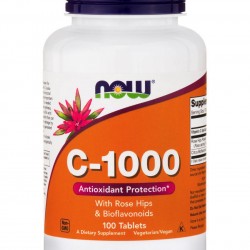 Now Foods C - 1000 With Rose Hips And Bioflavonoids 100 ταμπλέτες Now Foods C - 1000 With Rose Hips And Bioflavonoids 100 ταμπλέτες