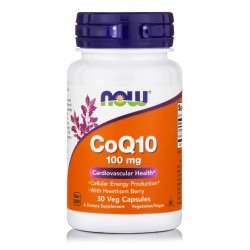 Now Foods CoQ10 100mg with Hawthorn Berry 30 φυτικές κάψουλες Now Foods CoQ10 100mg with Hawthorn Berry 30 φυτικές κάψουλες