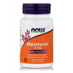 Now Foods Συμπλήρωμα για τον Ύπνο Melatonin 3mg 60 κάψουλες