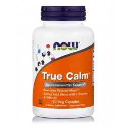 Now Foods True Calm Συμπλήρωμα για το Άγχος 90 κάψουλες