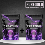 Πακέτο ενδυνάμωσης Pure Gold Creatine Monohydrate 500g X 2