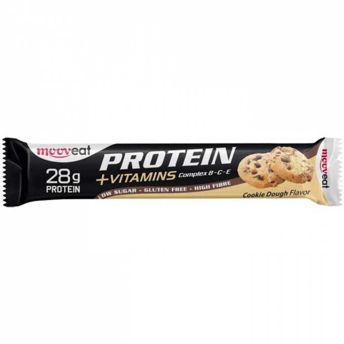Μπάρα Πρωτεΐνης MOOVeat Protein + Vitamin bar 80gr