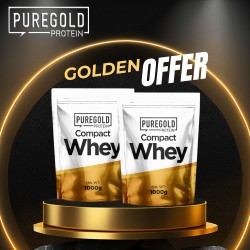Χρυσή Προσφορά Pure Gold Compact Whey Protein 2X 1000g Χρυσή Προσφορά Pure Gold Compact Whey Protein 2X 1000g